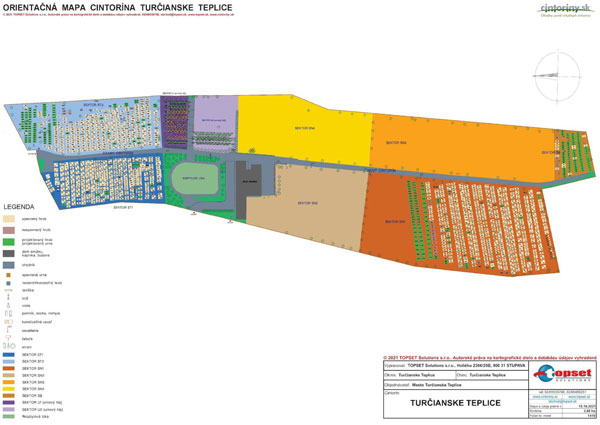 Full size map Turčianske Teplice